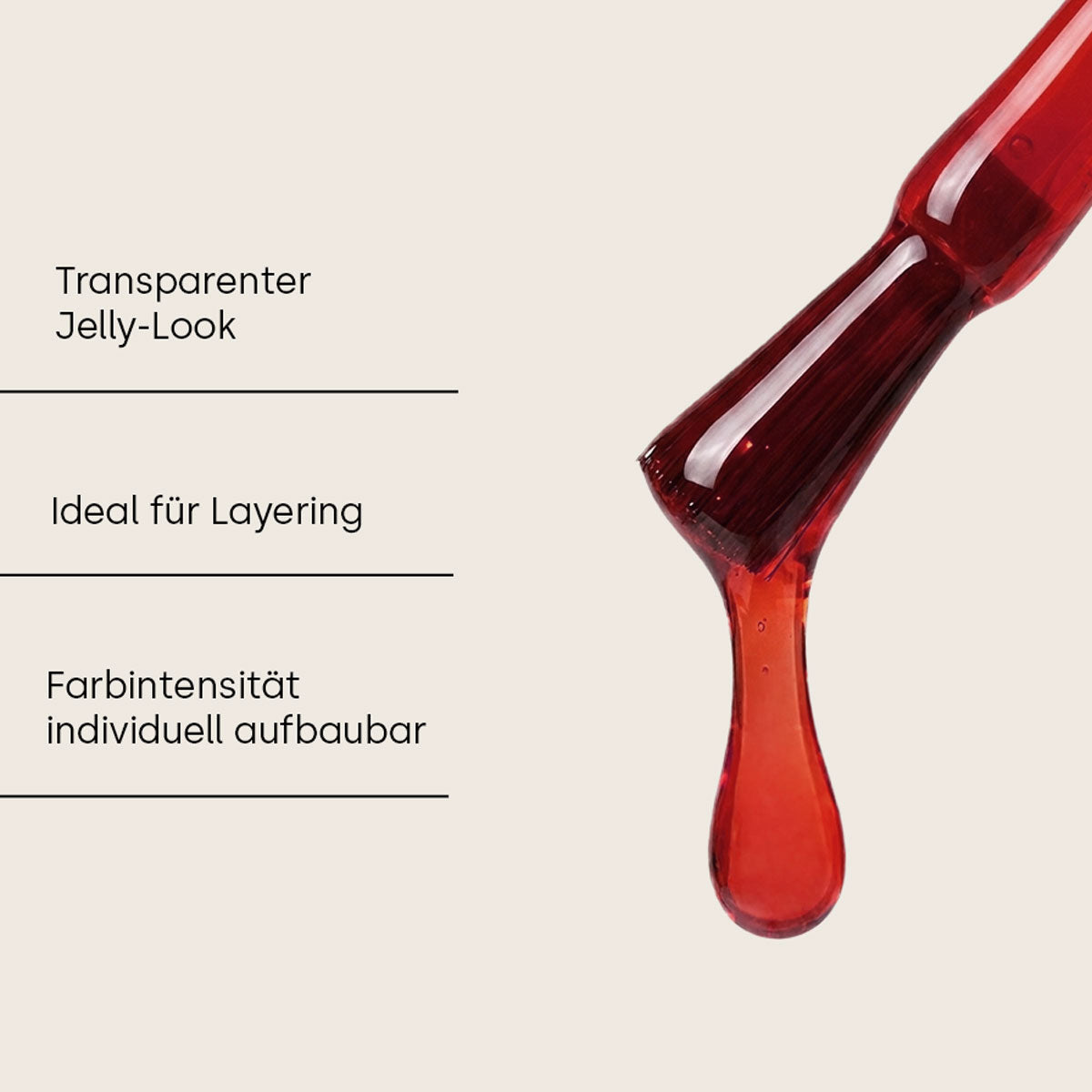 Emmi-Nail Shellac UV Polish Jelly Red 7,5ml