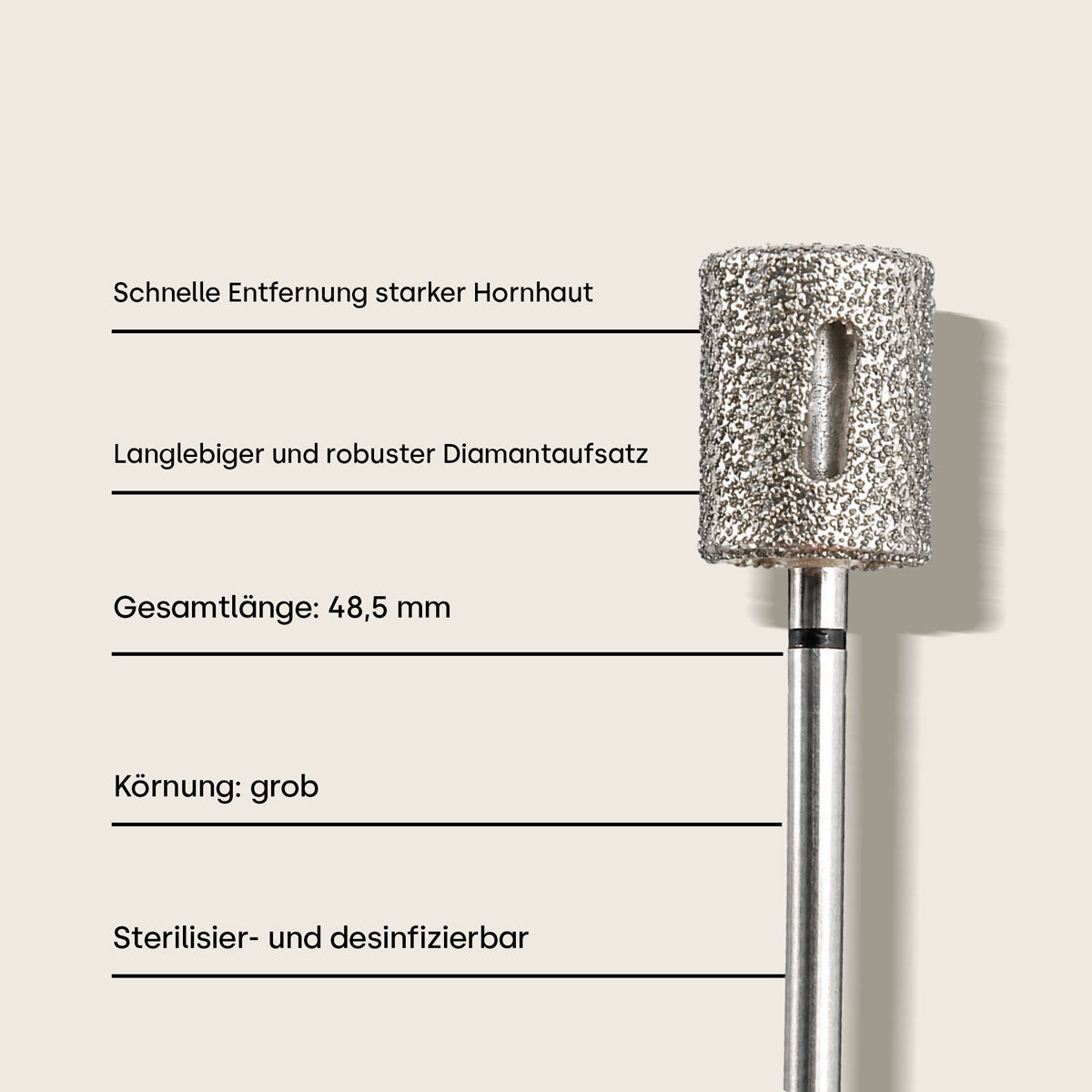 Emmi-Nail Callus Sander, coarse