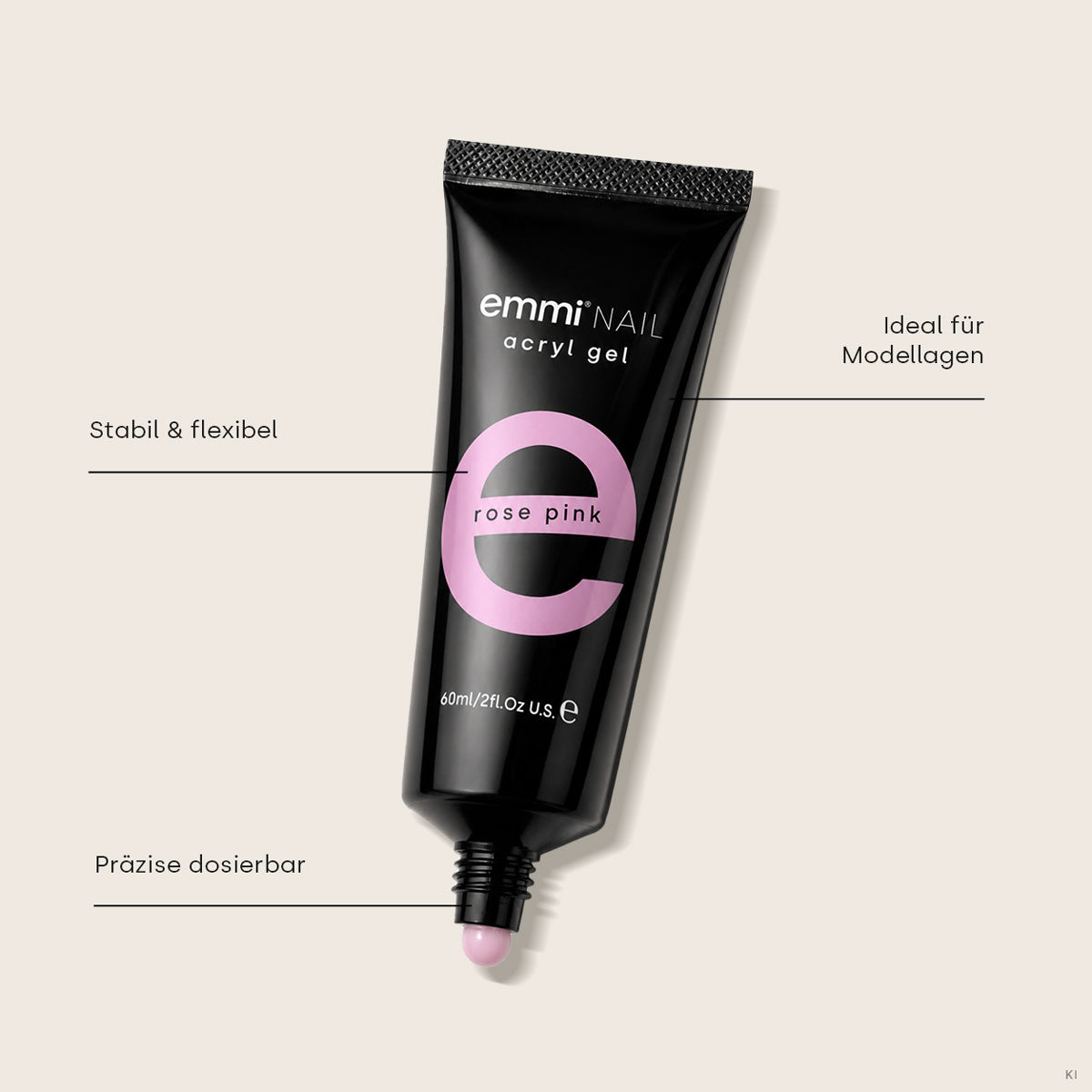 Acryl Gel Tube Rose Pink 60ml
