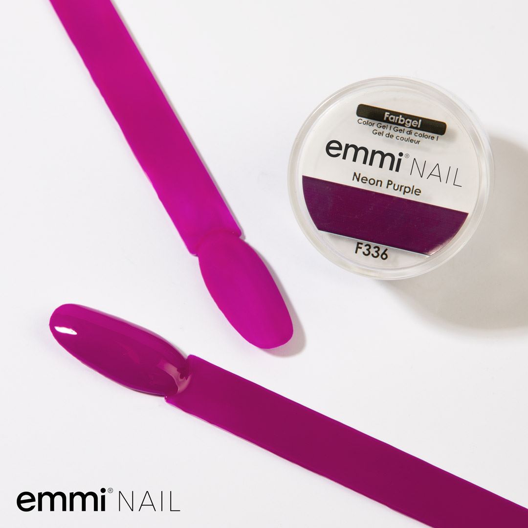 Gel de couleur pour ongles Emmi-Nail Violet fluo 5 ml -F336-