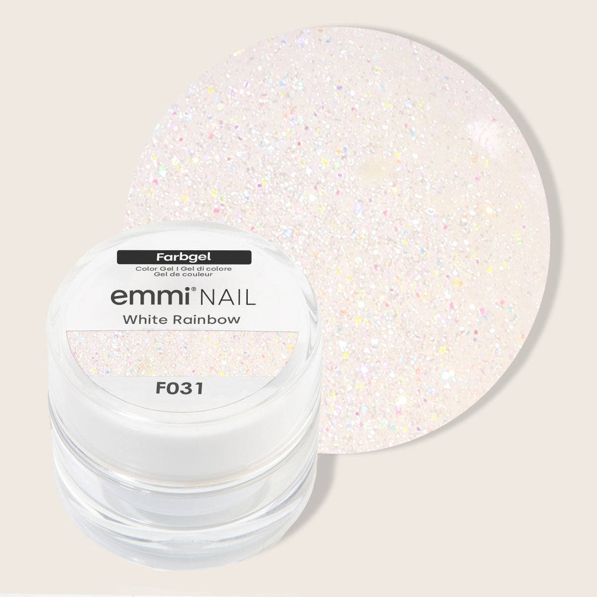 Emmi-Nail Color Gel White Rainbow 5ml -F031-