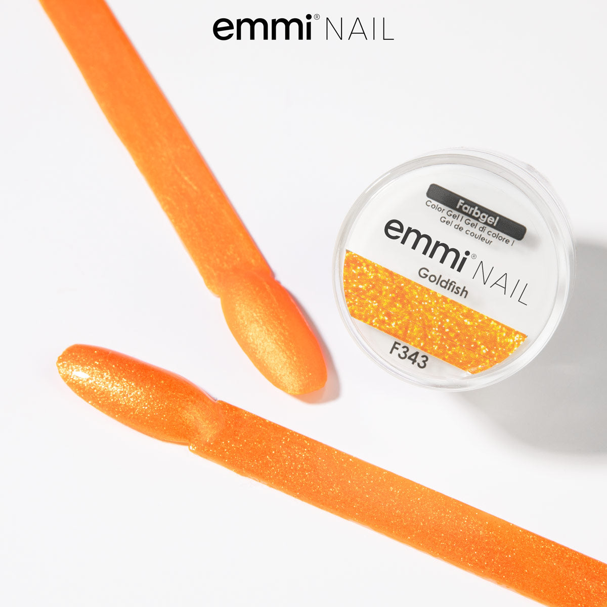 Gel de couleur pour ongles Emmi Goldfish 5 ml -F343-