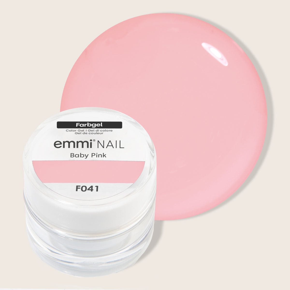 Emmi-Nail Color Gel Baby Pink 5ml -F041-