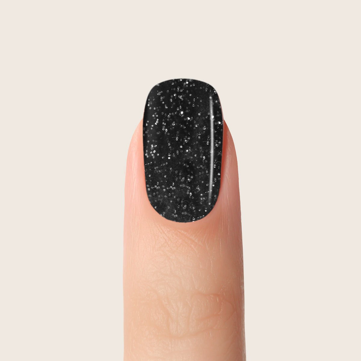 Gel de couleur Emmi-Nail Noir pailleté 5 ml -F101-