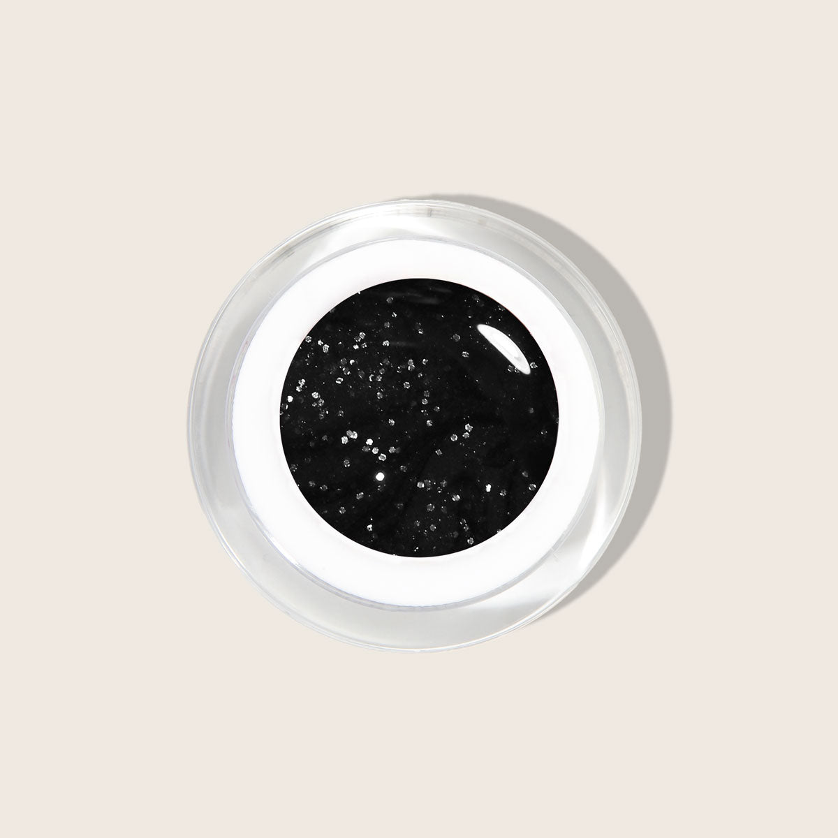 Gel de couleur Emmi-Nail Noir pailleté 5 ml -F101-