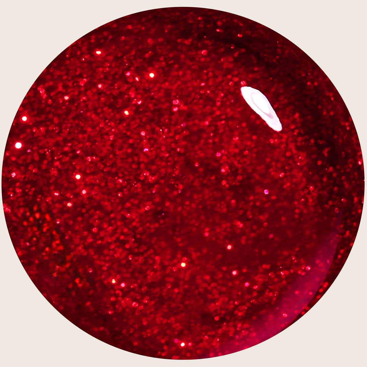 Emmi-Nail Color Gel Magic Red Glitter 5ml -F133-