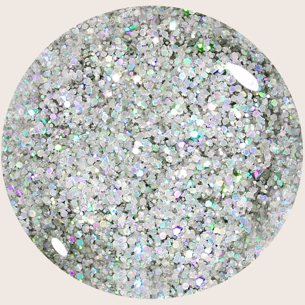 Emmi-Nail Glittergel Silver Rainbow 5ml -F270-