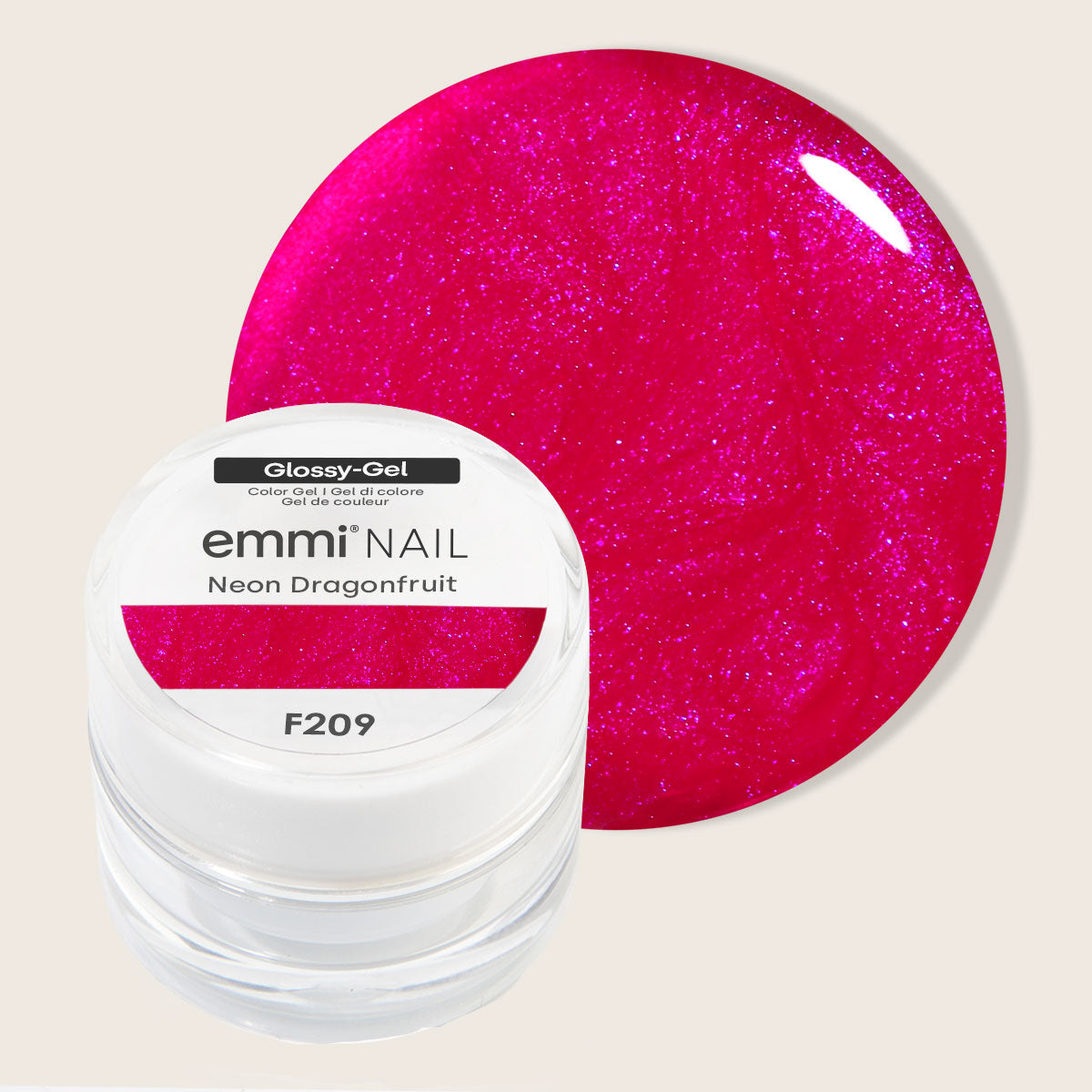 Emmi Nail Glossy Gel Dragonfruit 5ml -F209-