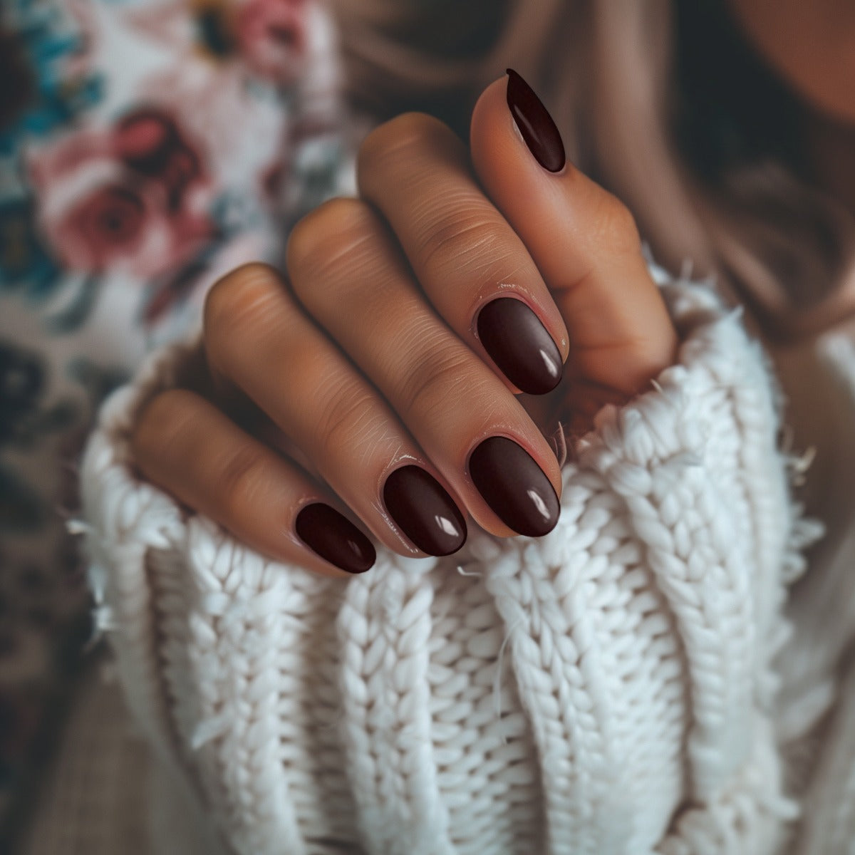 Emmi Nail Glossy Gel Maroon 5ml -F217-