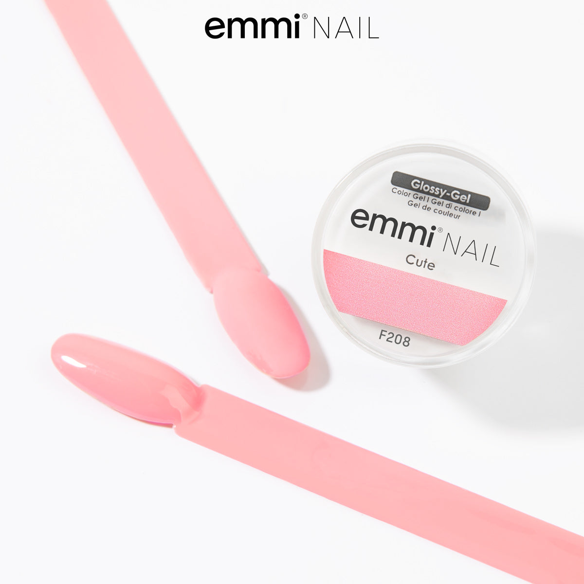 Gel brillant pour ongles Emmi Cute 5 ml -F208-