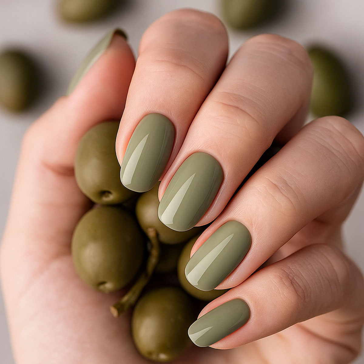 Gel de couleur pour ongles Emmi Nude Olive 5 ml -F069-