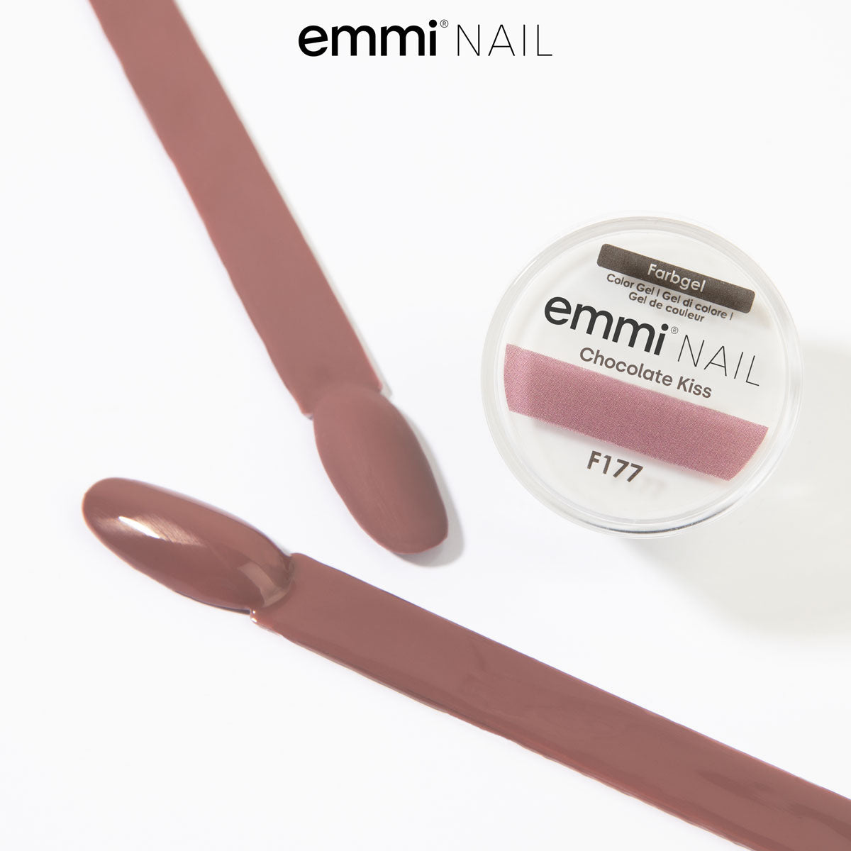 Gel de couleur pour ongles Emmi Chocolate Kiss -F177-