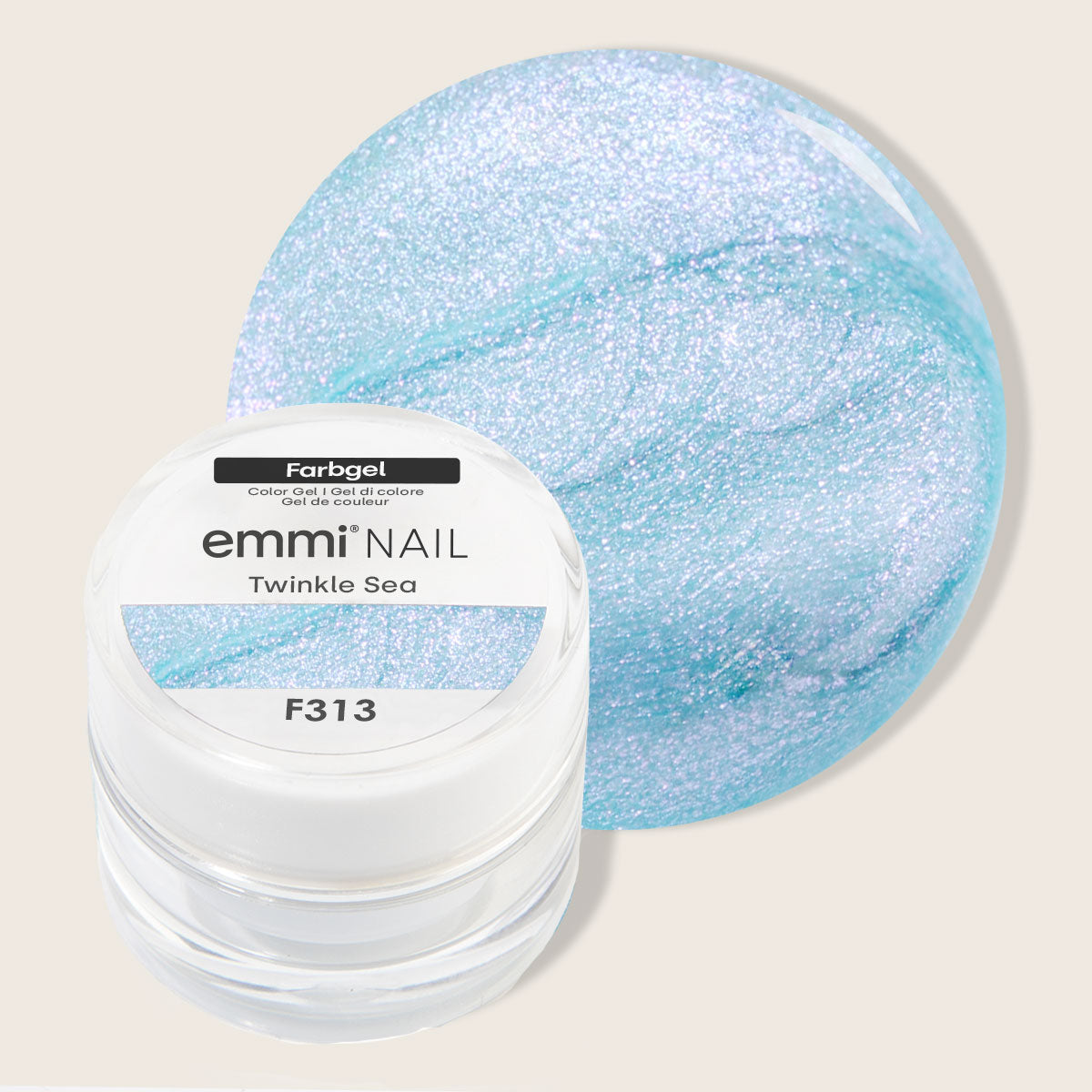 Emmi-Nail Color Gel Twinkle Sea -F313-