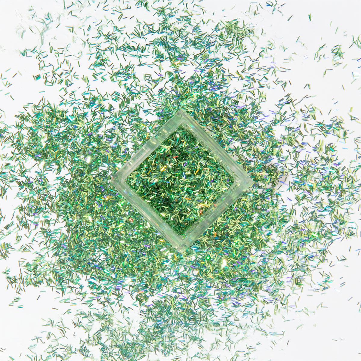 Green effect glitter
