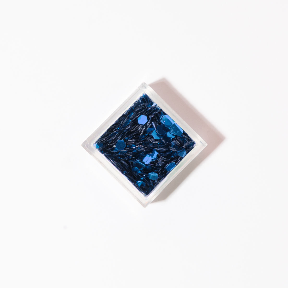 Grandes paillettes à effet bleu