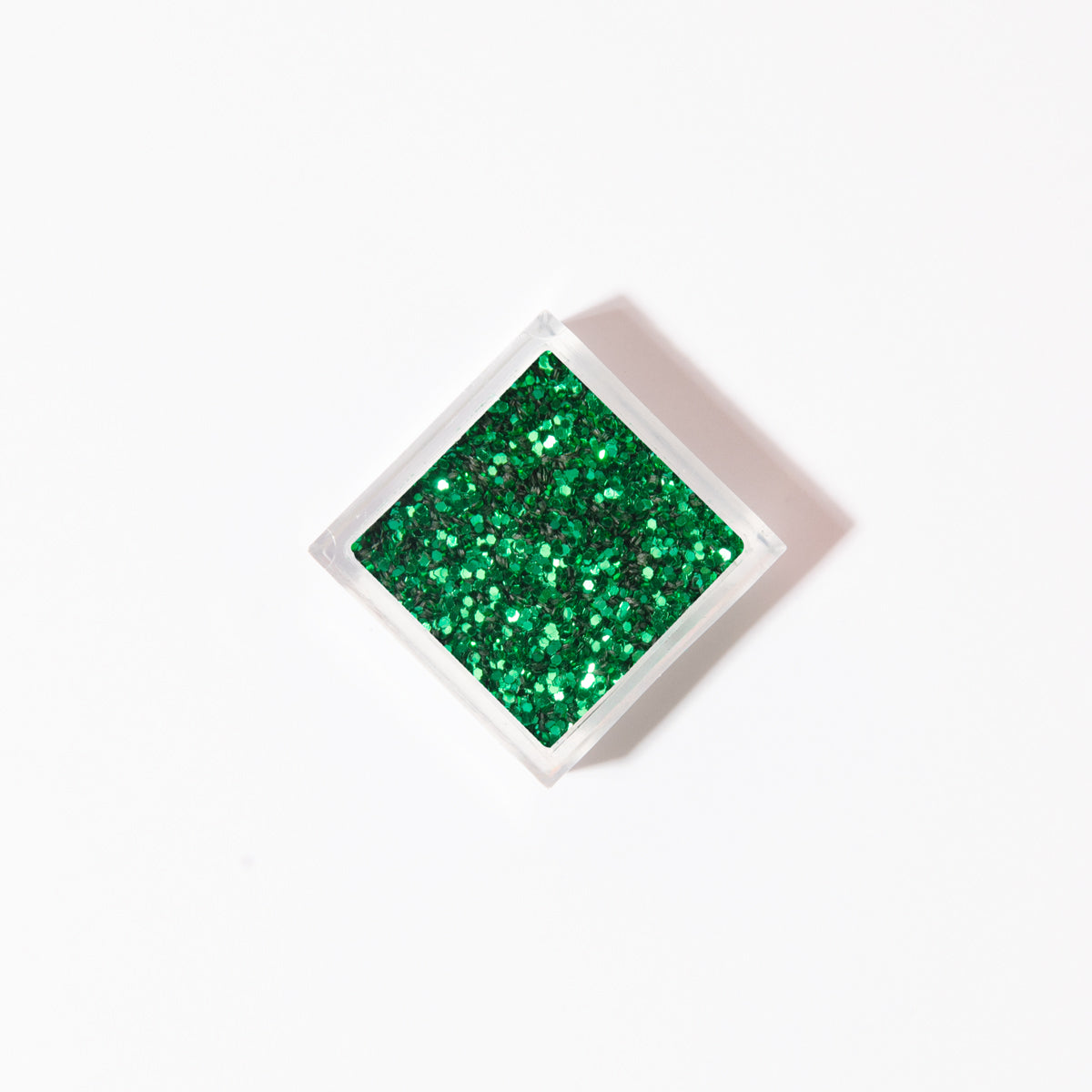 Effet paillettes vertes