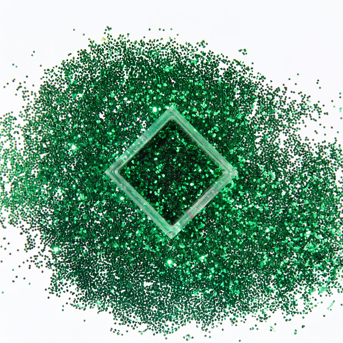 Effet paillettes vertes