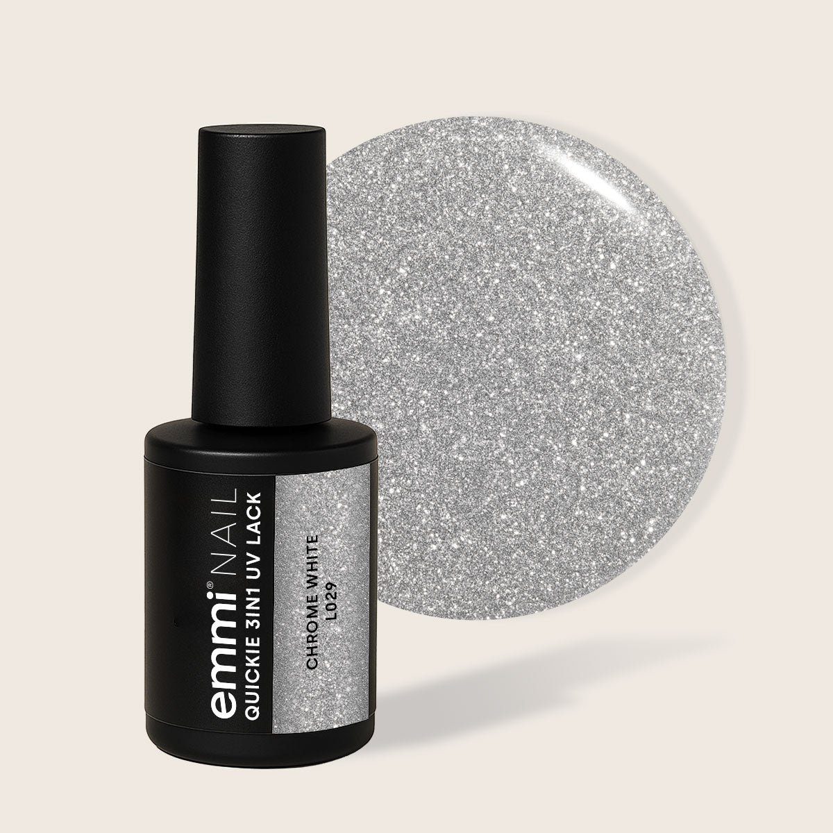 Emmi-Nail Quickie Chrome White 3in1 -L029-