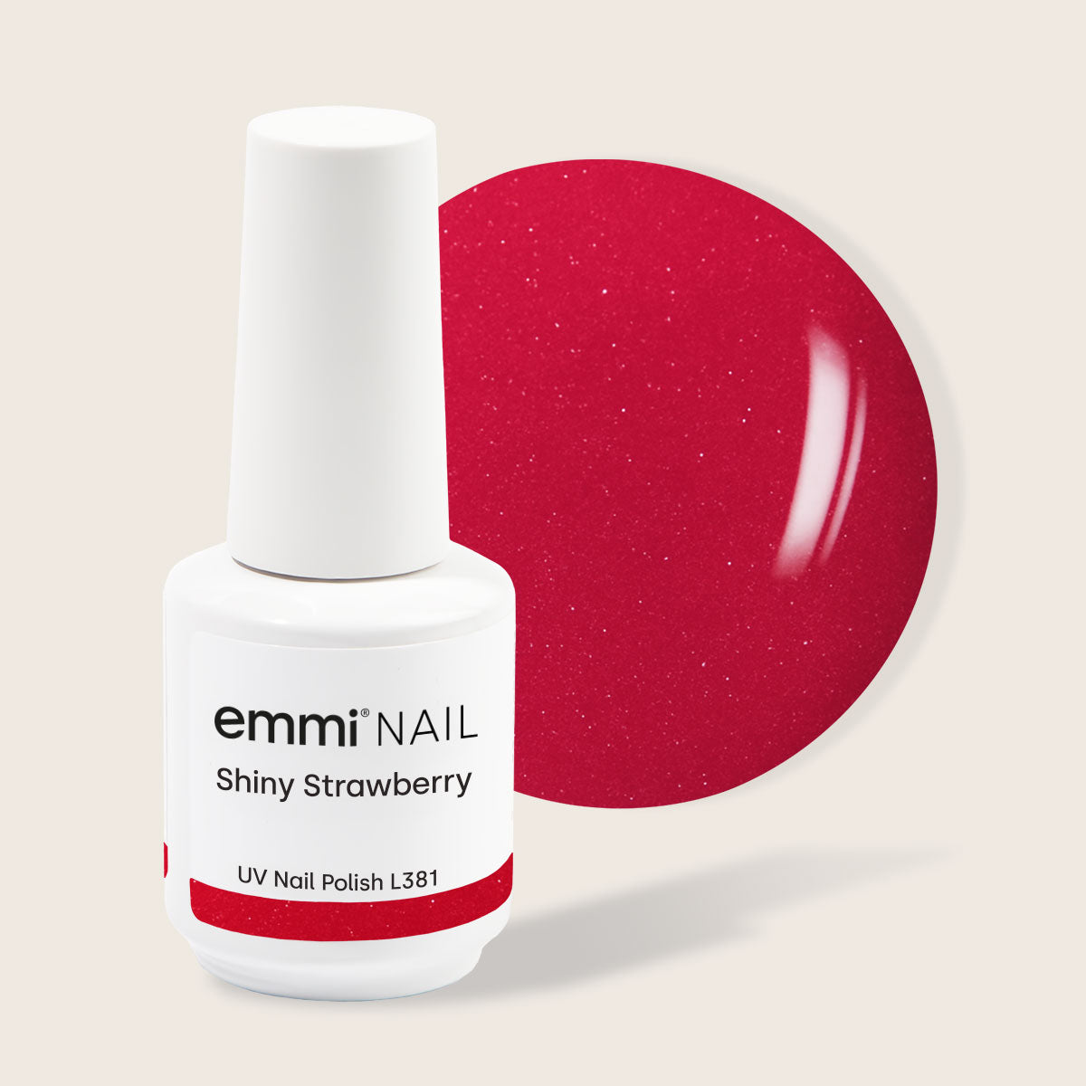 Vernis UV Shellac Fraise Brillante 15 ml -L381-