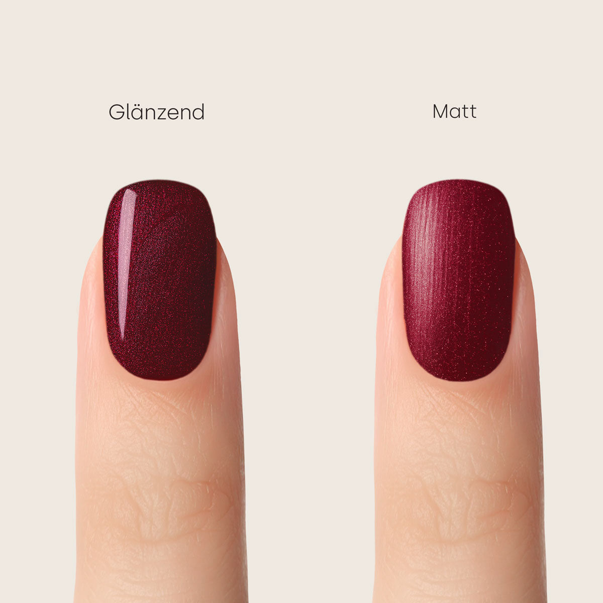 Vernis UV Shellac Métallisé Canneberge 15 ml -L383-