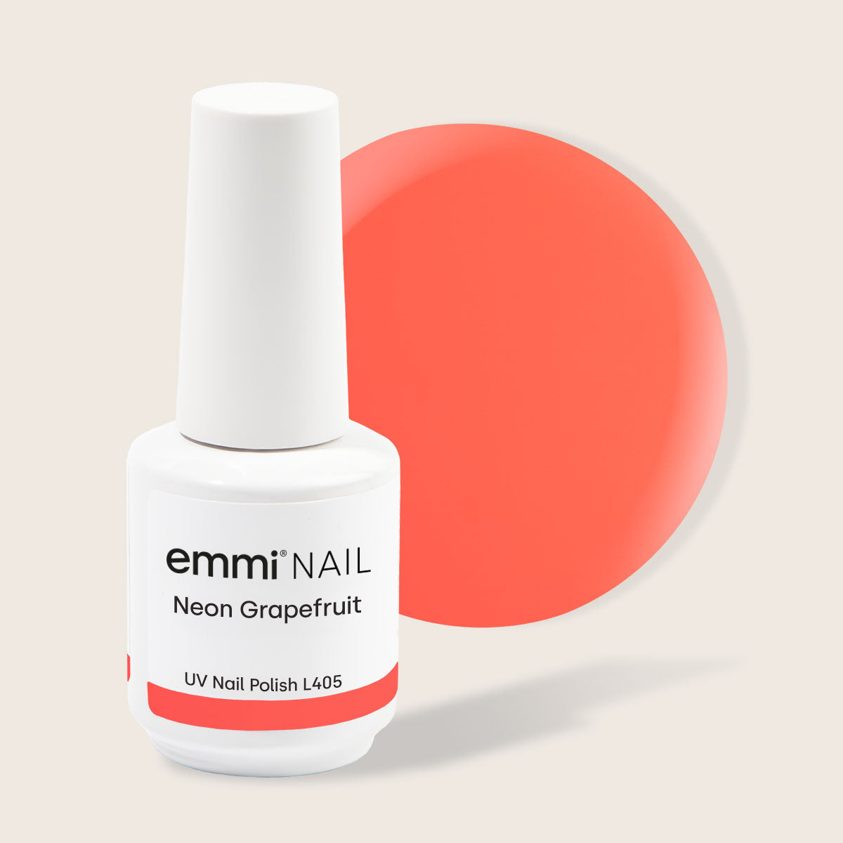 Shellac UV Polish Neon Grapefruit 15ml -L405-