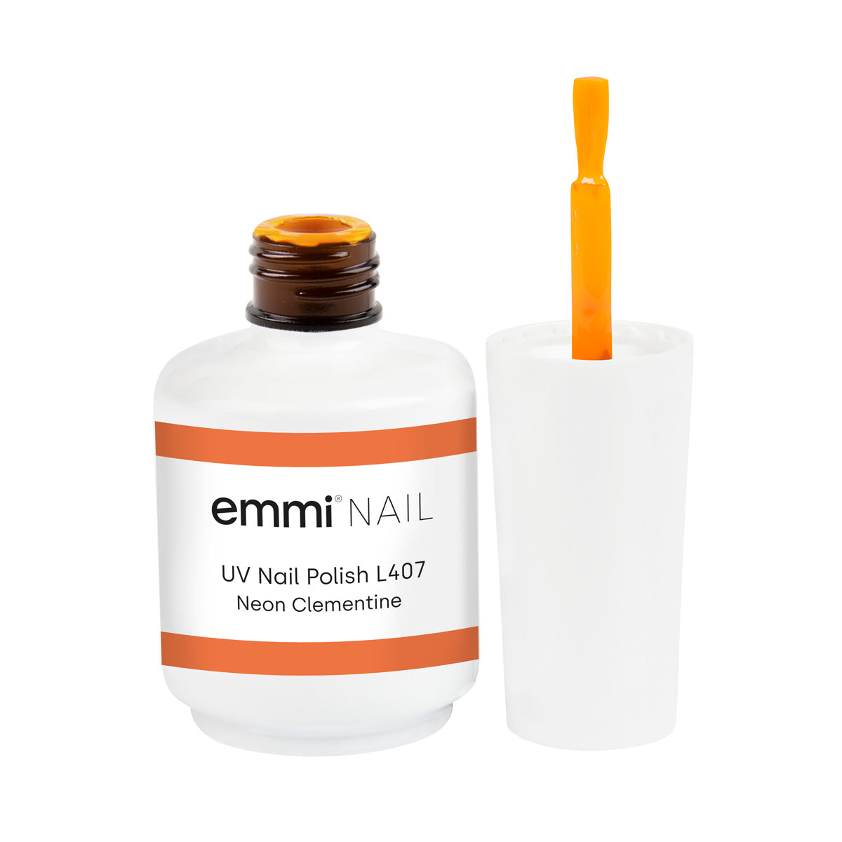 Shellac UV Polish Neon Clementine 15ml -L407-