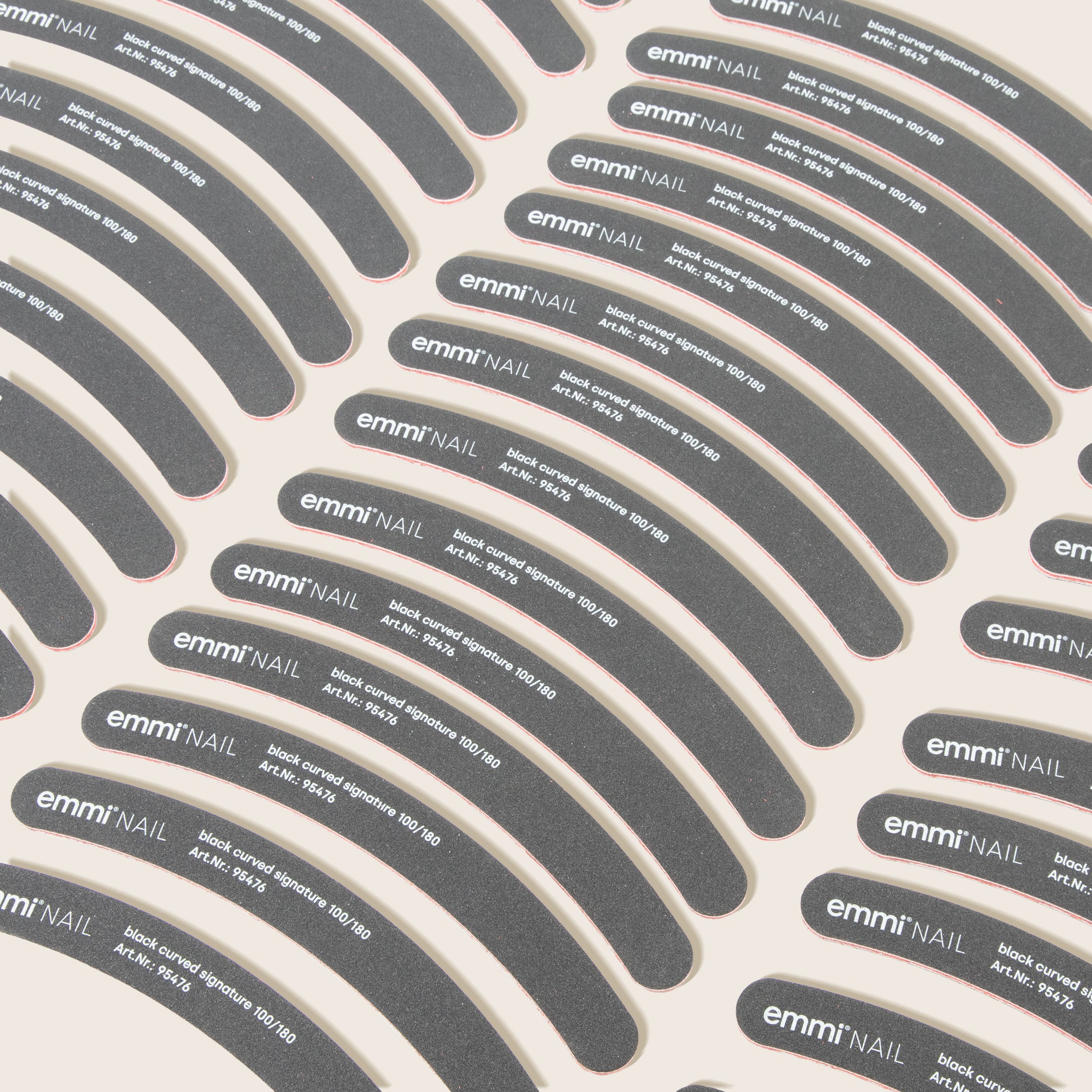 Ergonomicfeile black curved signature 100/180 (50er Pack)