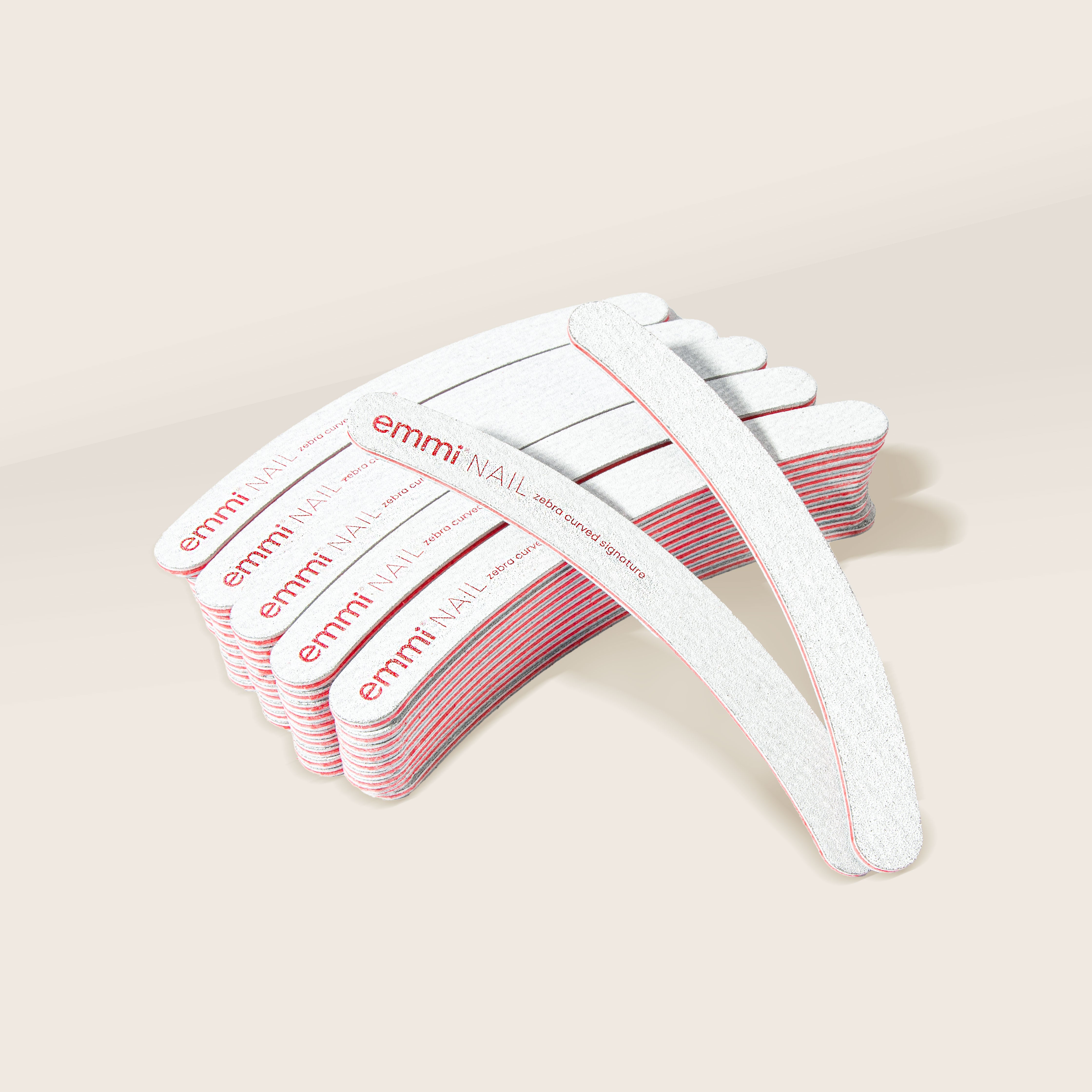 Ergonomic file zebra curved signature 100/180 (pack of 50)