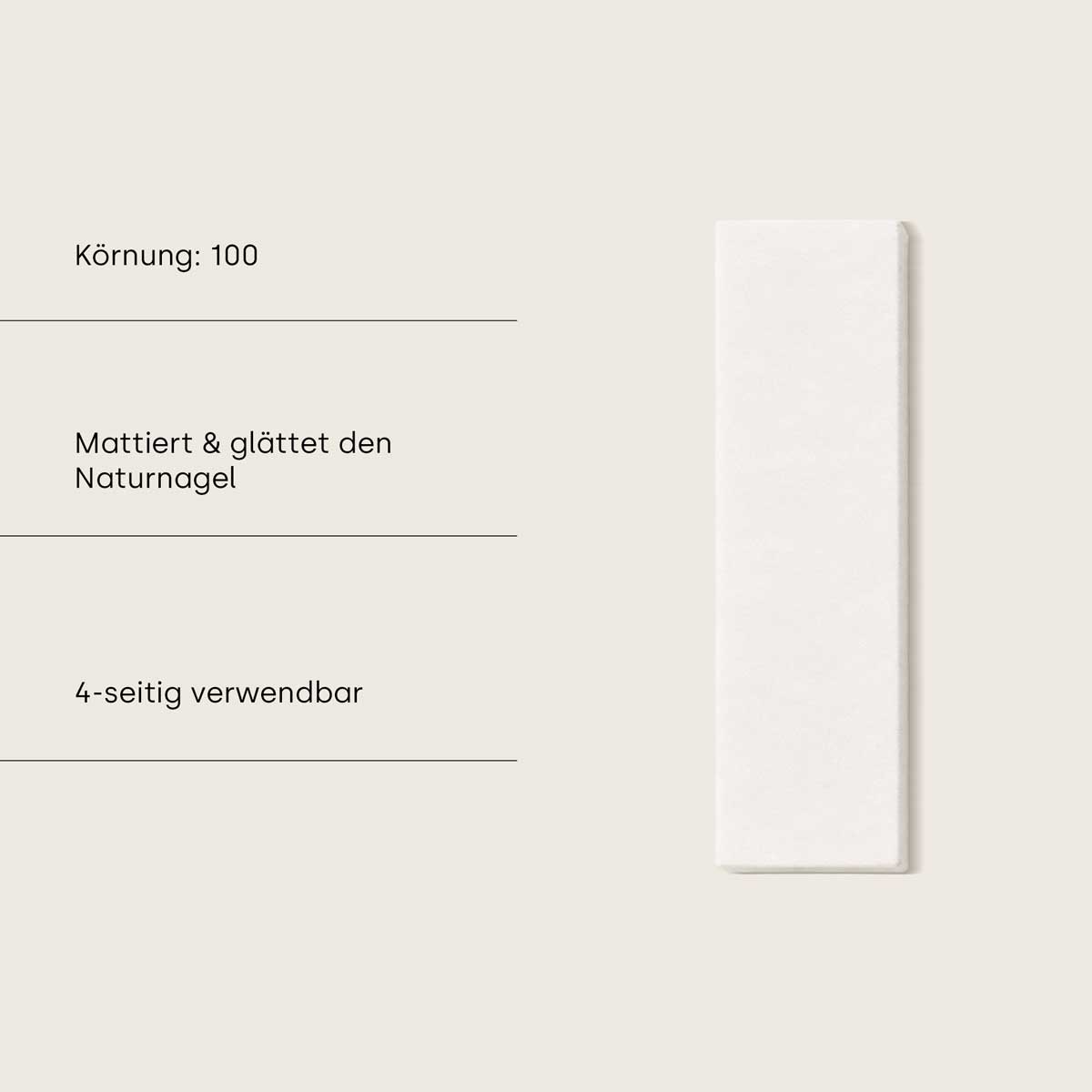 Pack of 10 buffers white 100/120