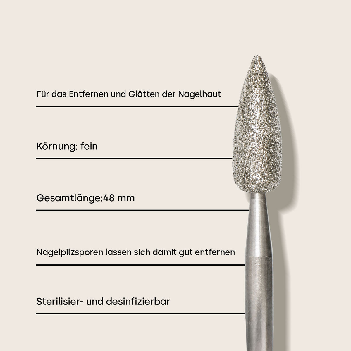Promed Diamant-Bit - kleiner Spitzkegel