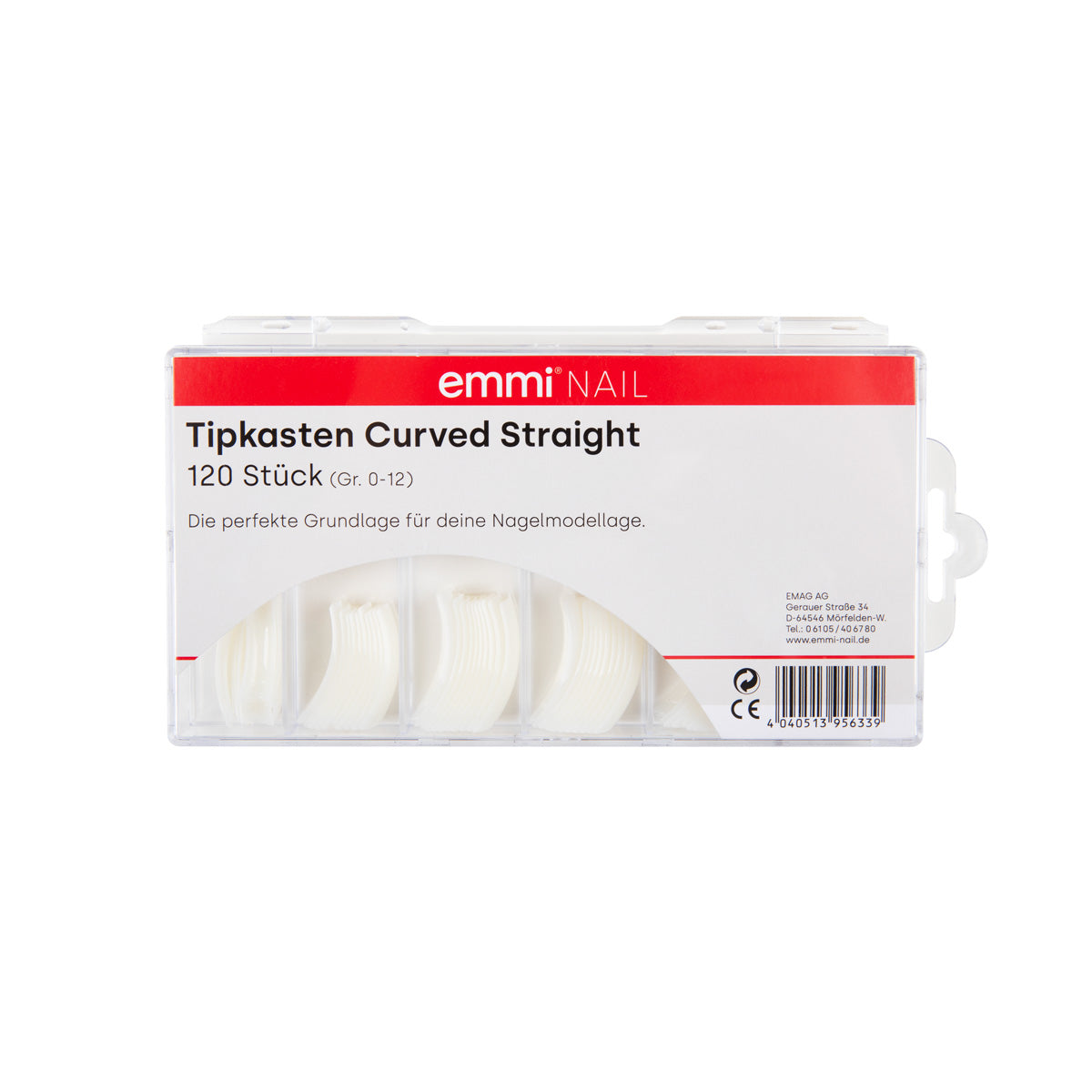 Tip box "Curved Straight" 100 pieces