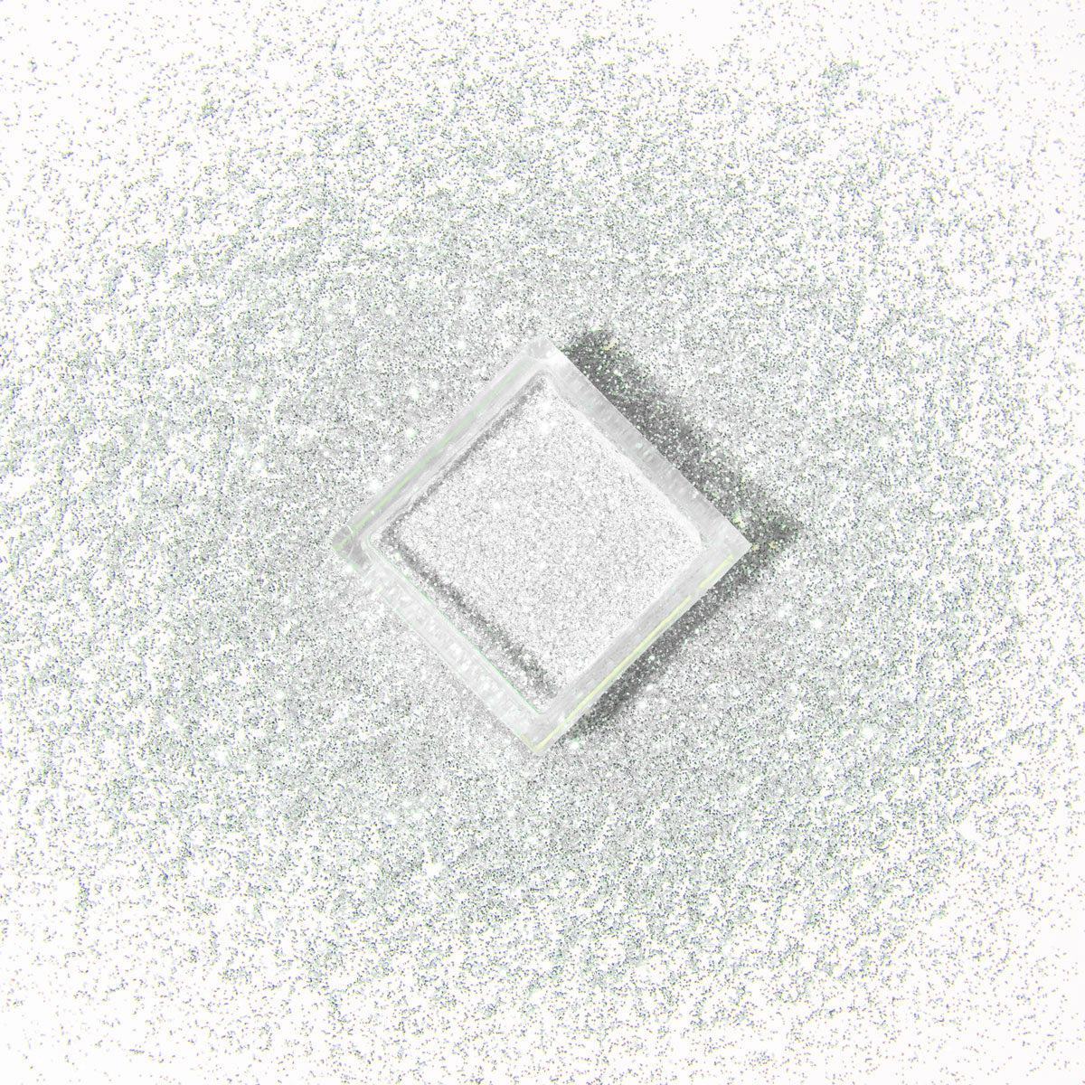 Glitter powder white