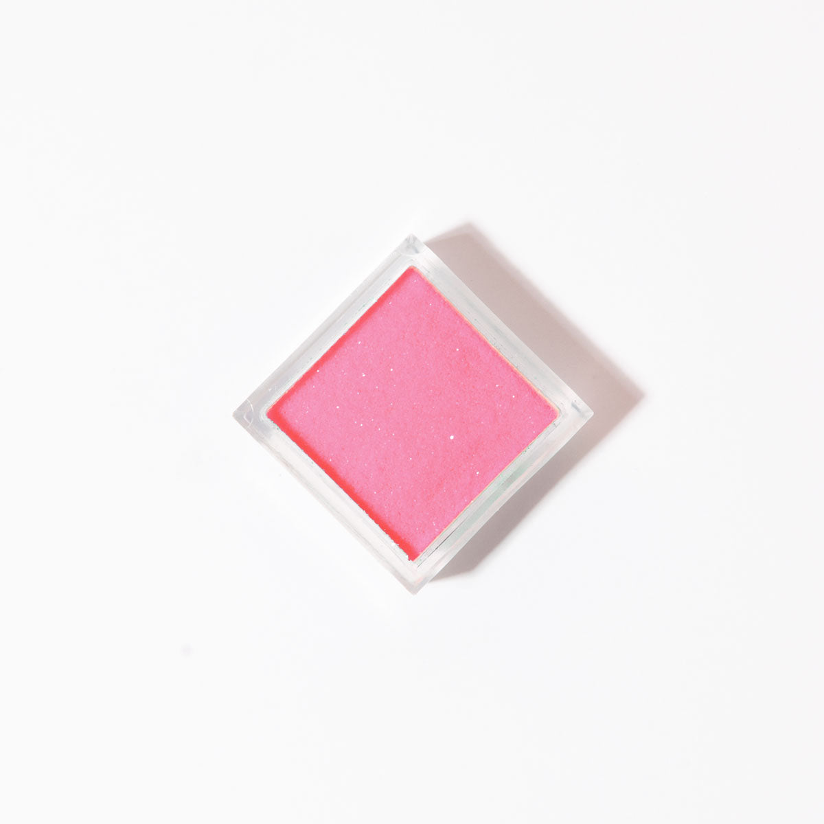 Poudre pailletée rouge fluo
