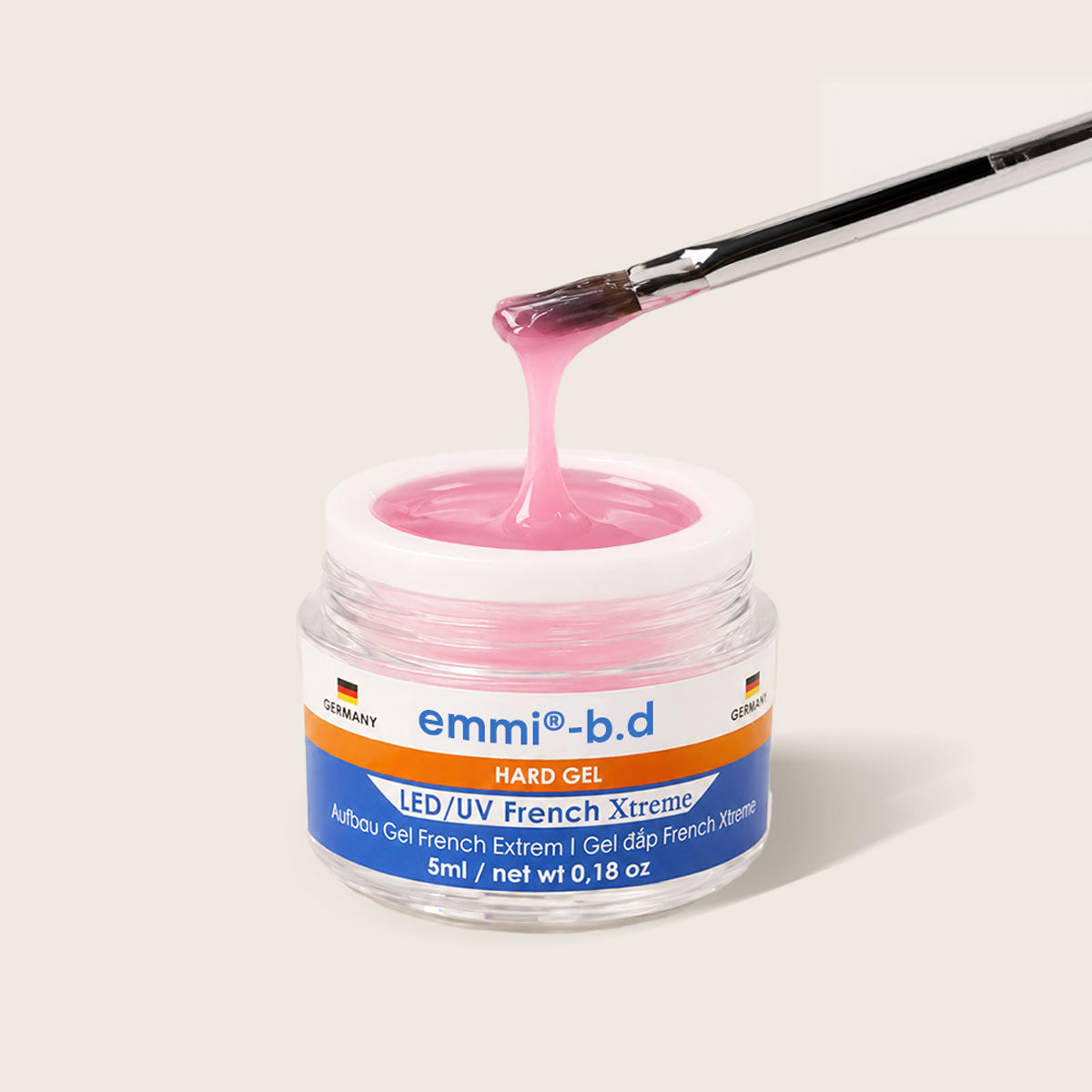 Emmi-nail UV/LED Hard Gel French Xtreme Builder Gel