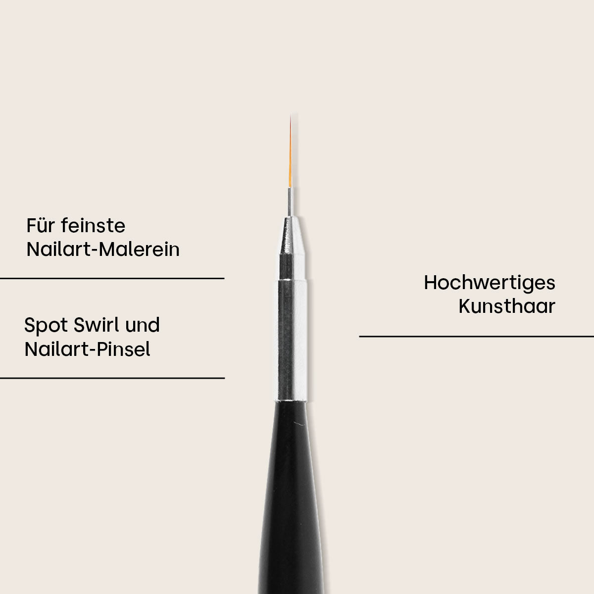 Dotting Tool mit Nailartpinsel Gr. 00