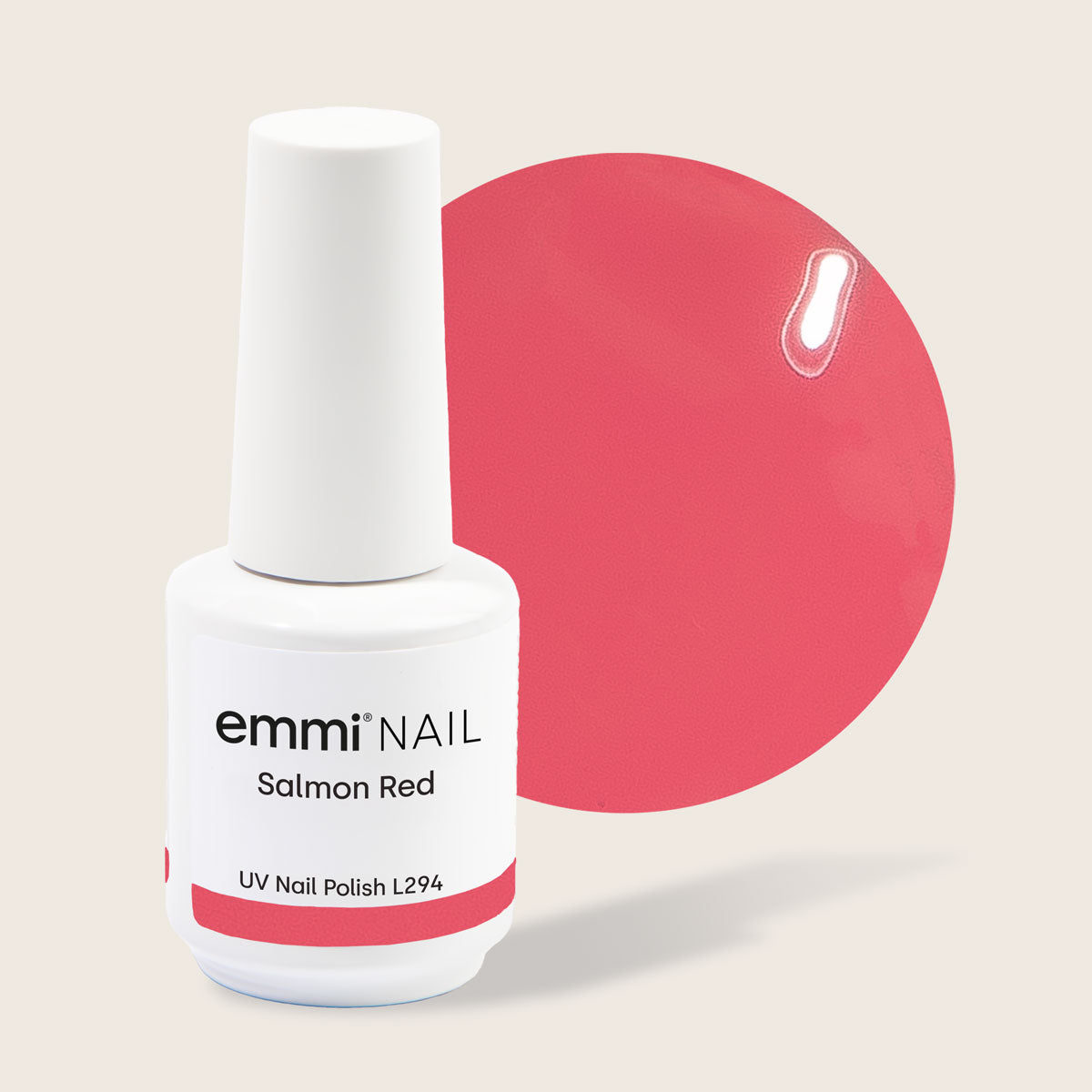 Vernis UV Shellac Rouge Saumon 15 ml -L294-