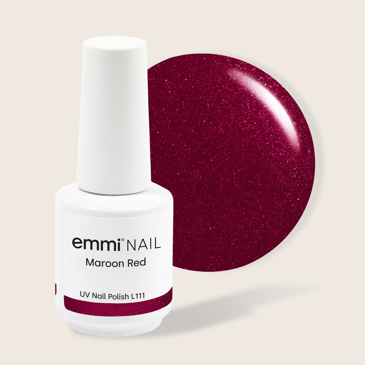Vernis UV Shellac Rouge Marron 15 ml -L111-