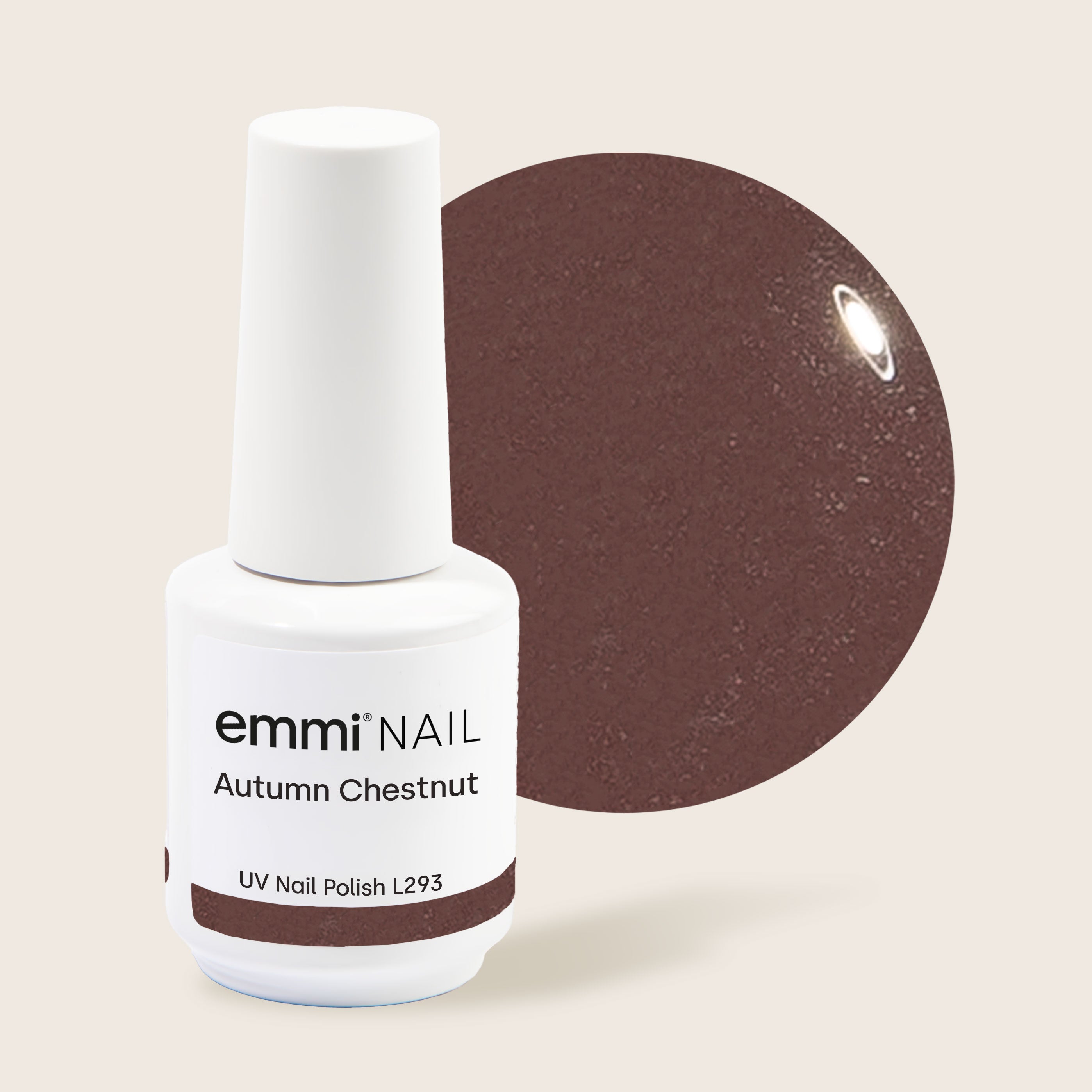 Vernis UV Shellac Châtain d'Automne 15 ml -L293-