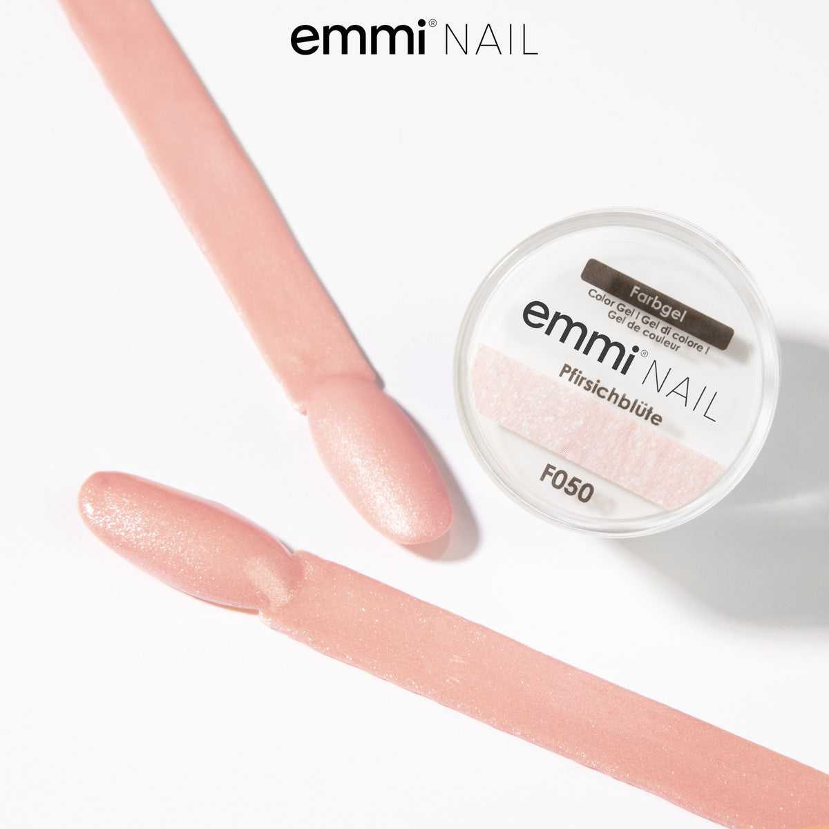 Gel de couleur pour ongles Emmi Fleur de pêcher 5 ml -F050-
