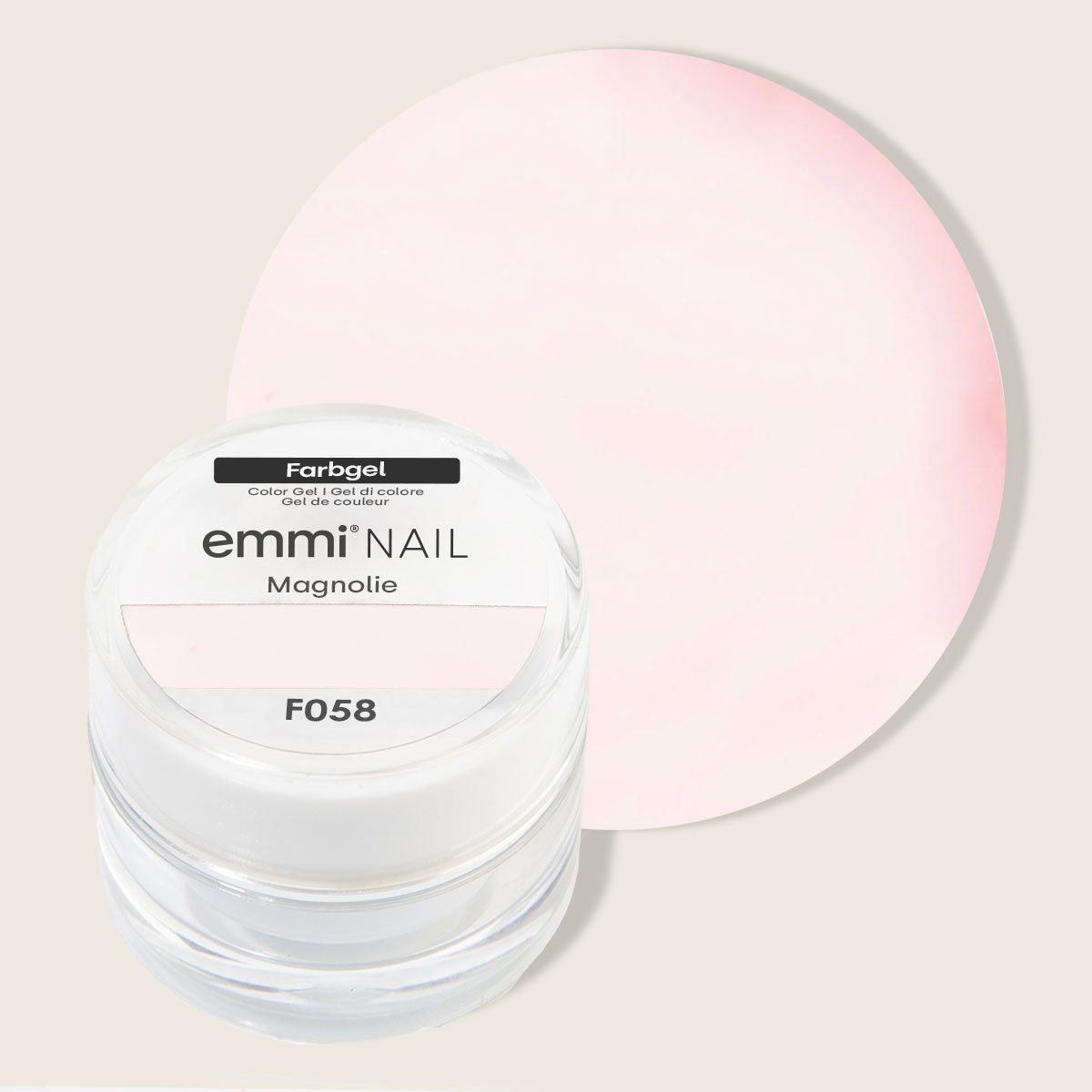 Gel de couleur pour ongles Emmi Magnolia 5 ml -F058-