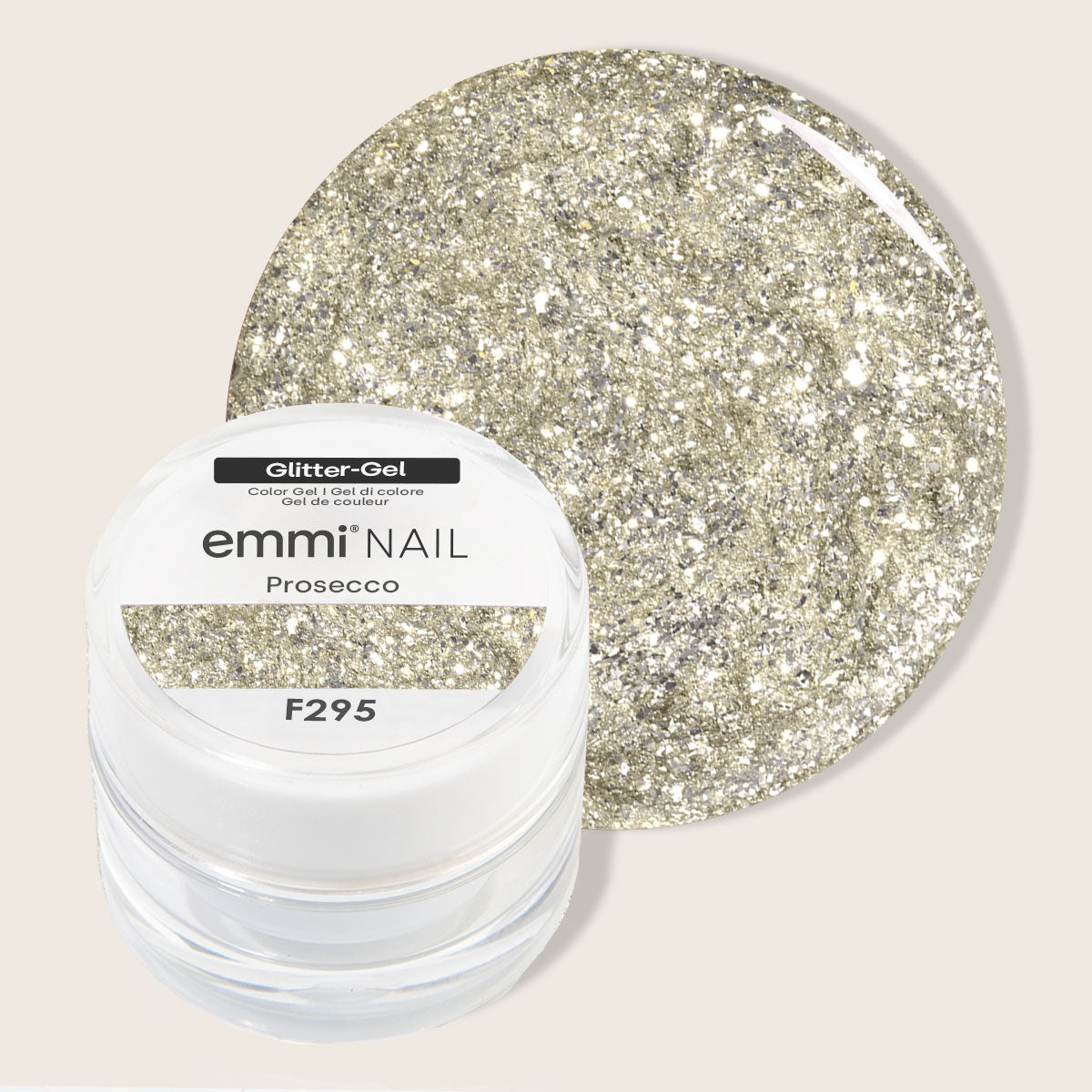 Emmi-Nail Glitter Gel Prosecco -F295-
