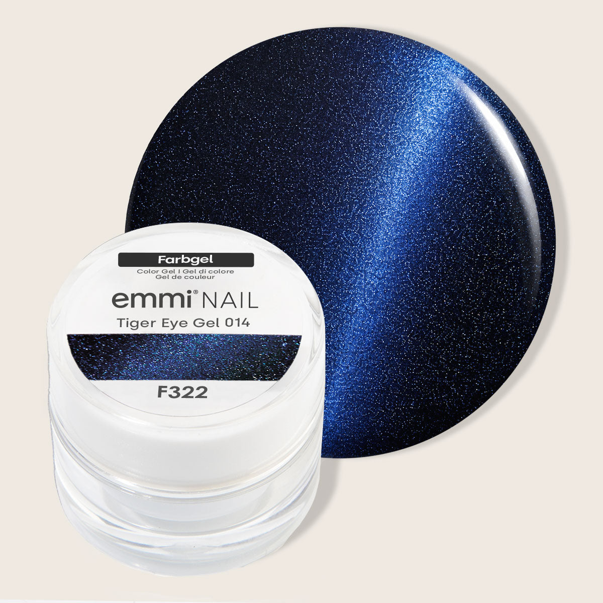 Gel œil de tigre Emmi Nail 14 -F322-