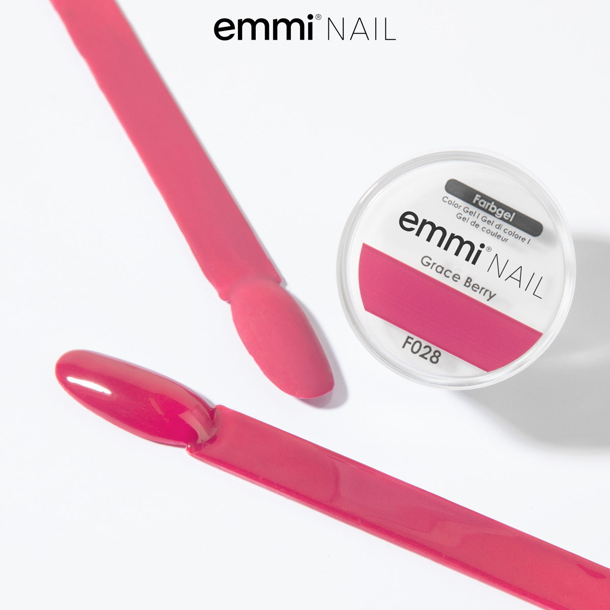 Gel de couleur pour ongles Emmi Grace Berry 5 ml -F028-