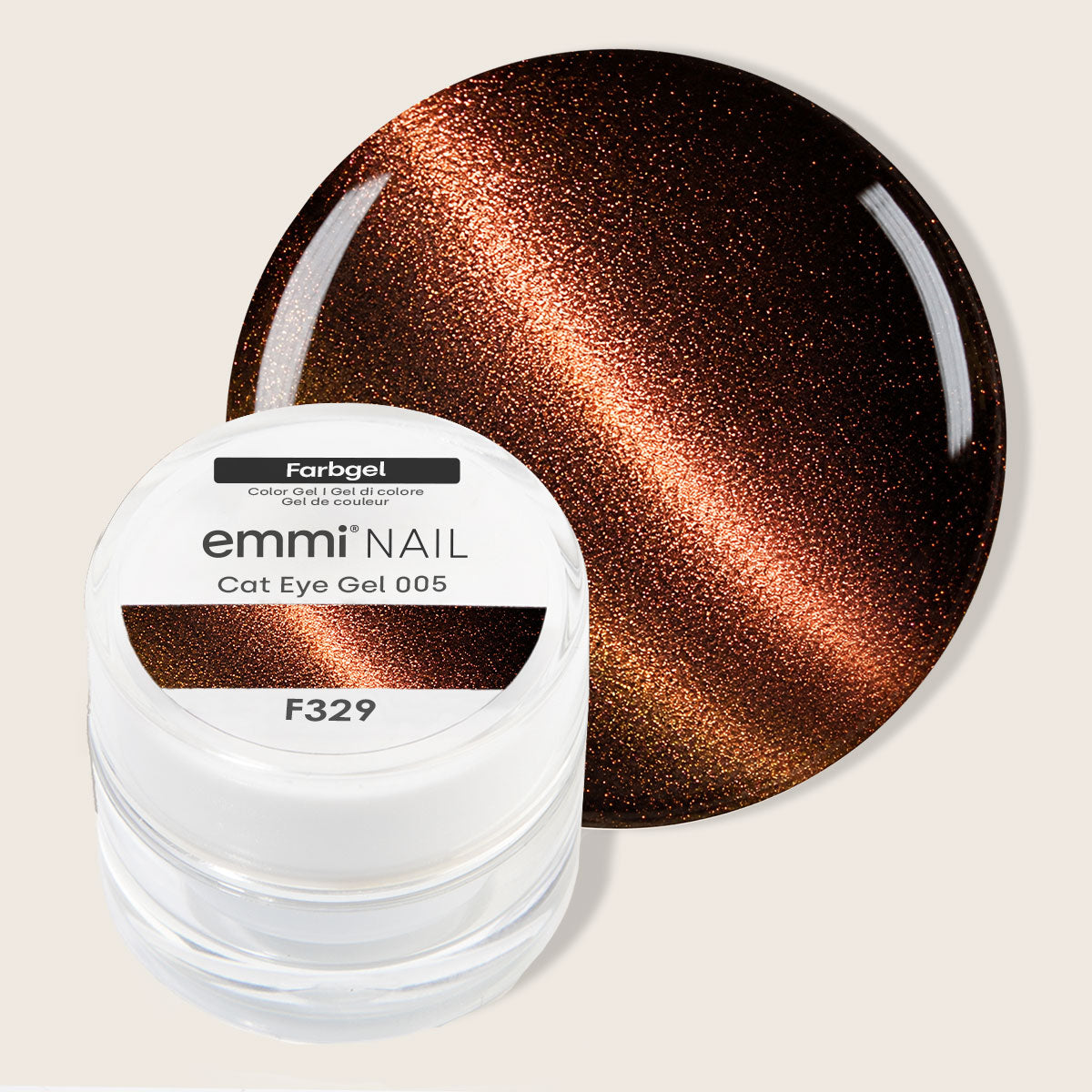 Gel œil de chat Emmi Nail 5D 005 -F329- 5 ml