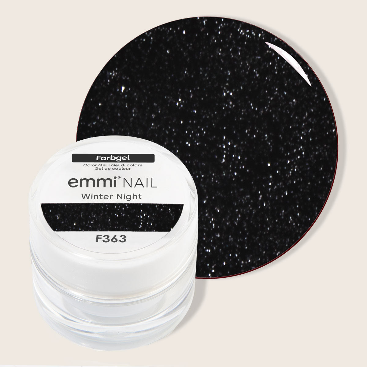 Gel de couleur Emmi-Nail Nuit d'hiver 5 ml -F363-