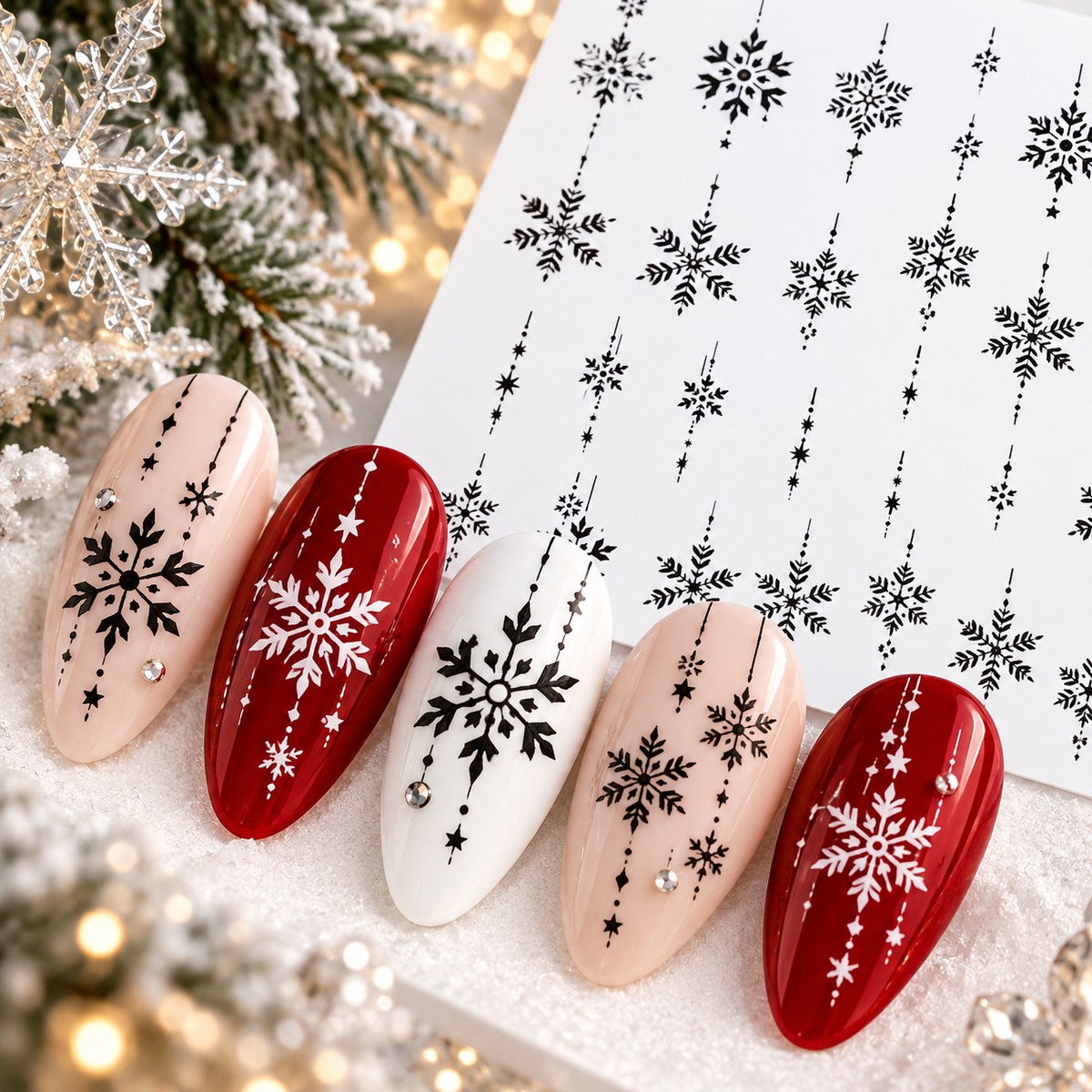 Watertattoo Snow Flakes