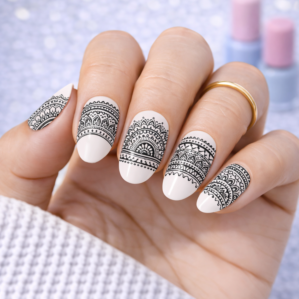 MoYou-London Stamping Stencil Mandala 05