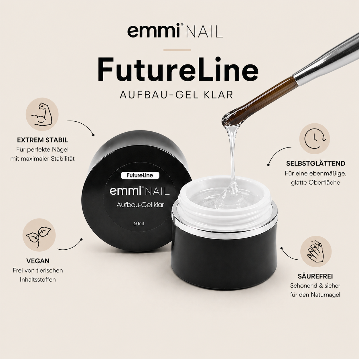 Gel de construction Futureline transparent