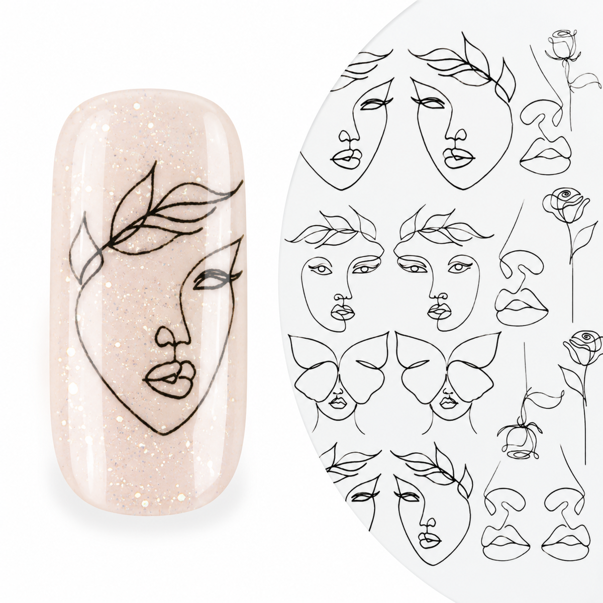 Watertattoo Face Line 2