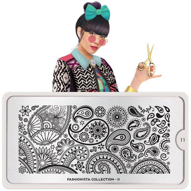 MoYou-London Stamping Schablone Fashionista 11